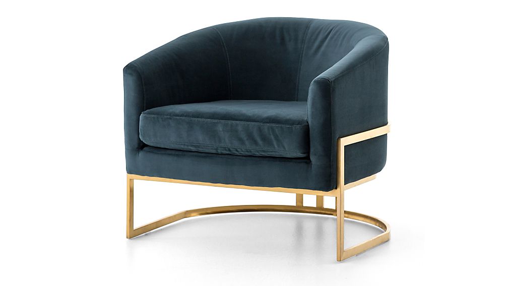 Luxe Curved Armchair for your office