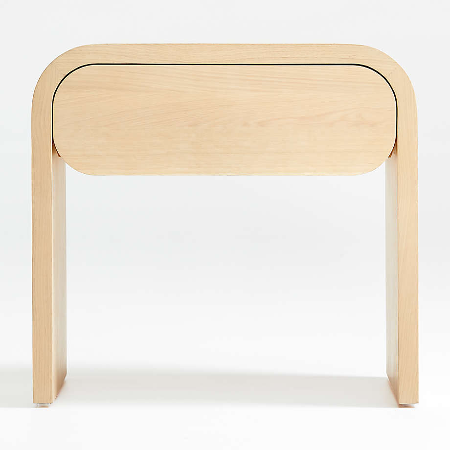 Cortez Natural Floating Nightstand Reviews Crate And Barrel