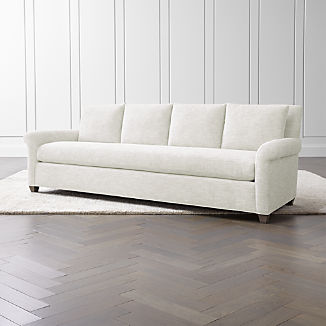 Extra Long Sofas Crate And Barrel Cortina 102 Grande Sofa