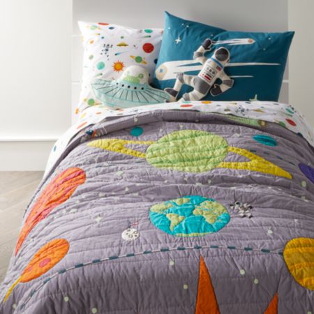 Astronaut Space Quilt Full Queen Reviews Crate And Barrel