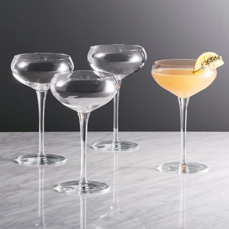 cocktail glasses