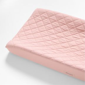 Image of Cozy Cloud Orchid Rose Organic Cotton Baby Changer Cover