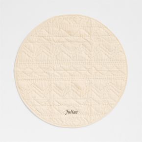 Image of Cozy Cloud Natural Undyed Cotton Baby Activity Play Mat