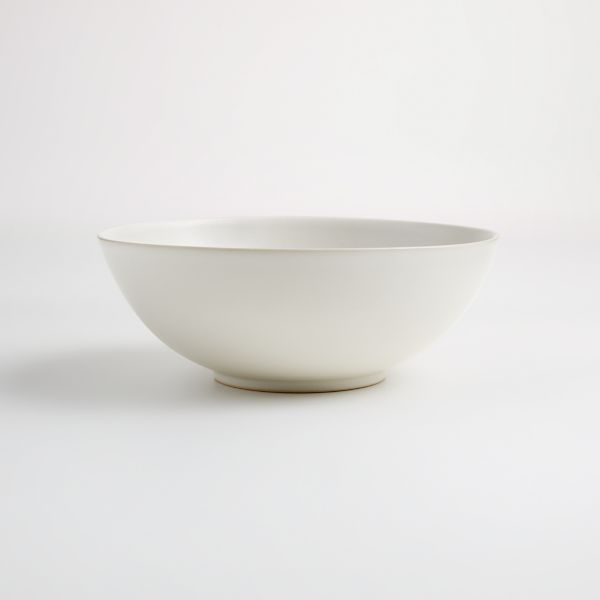 Craft Linen Cream Stoneware Cereal Bowl