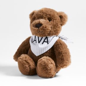 Image of Crate Cuddlies Small Brown Bear Kids Stuffed Animal