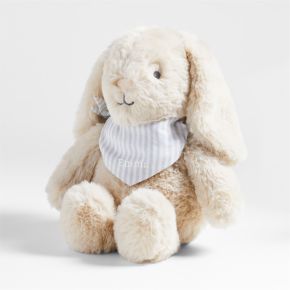 Image of Crate Cuddlies Small Cream Bunny Kids Stuffed Animal