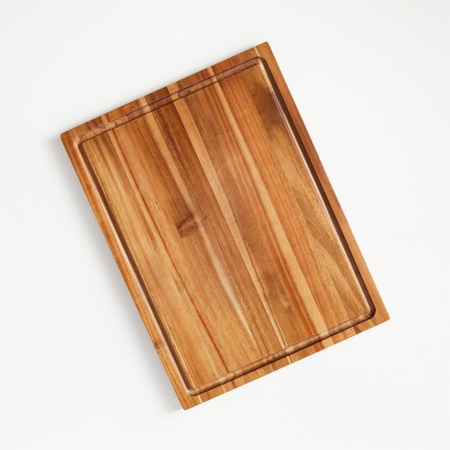 Online Designer Kitchen Crate & Barrel Acacia Wood Cutting Board 20
