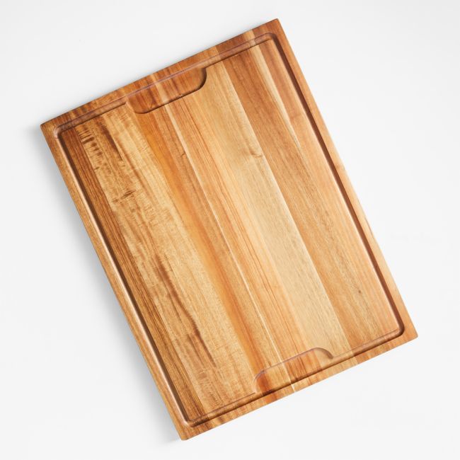 Online Designer Kitchen Crate & Barrel Acacia Wood Cutting Board 24