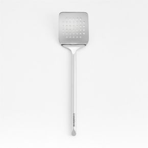 Image of Crate & Barrel Stainless Steel Slotted Turner Spatula