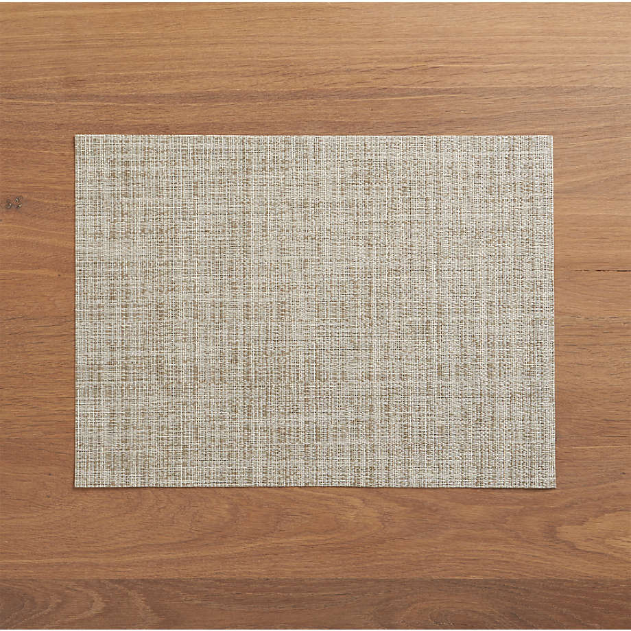Chilewich Crepe Neutral Vinyl Easy Clean Placemat + Reviews Crate and