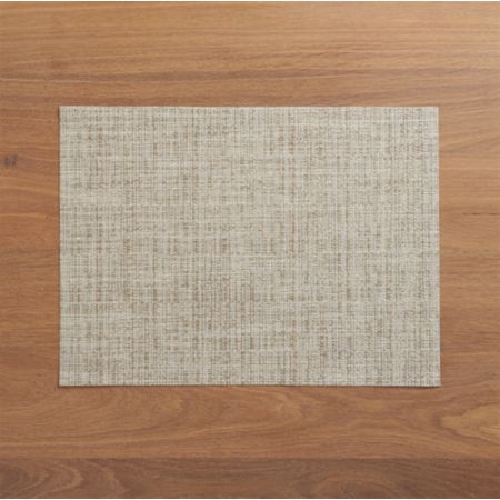 Chilewich ® Crepe Neutral Vinyl Easy Clean Placemat