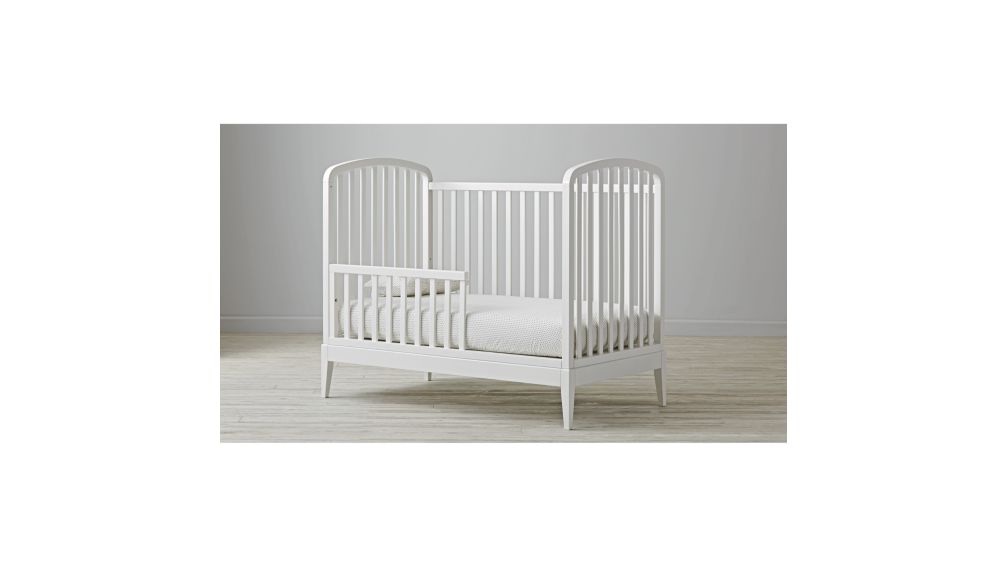 Archway White Toddler Rail Crate and Barrel