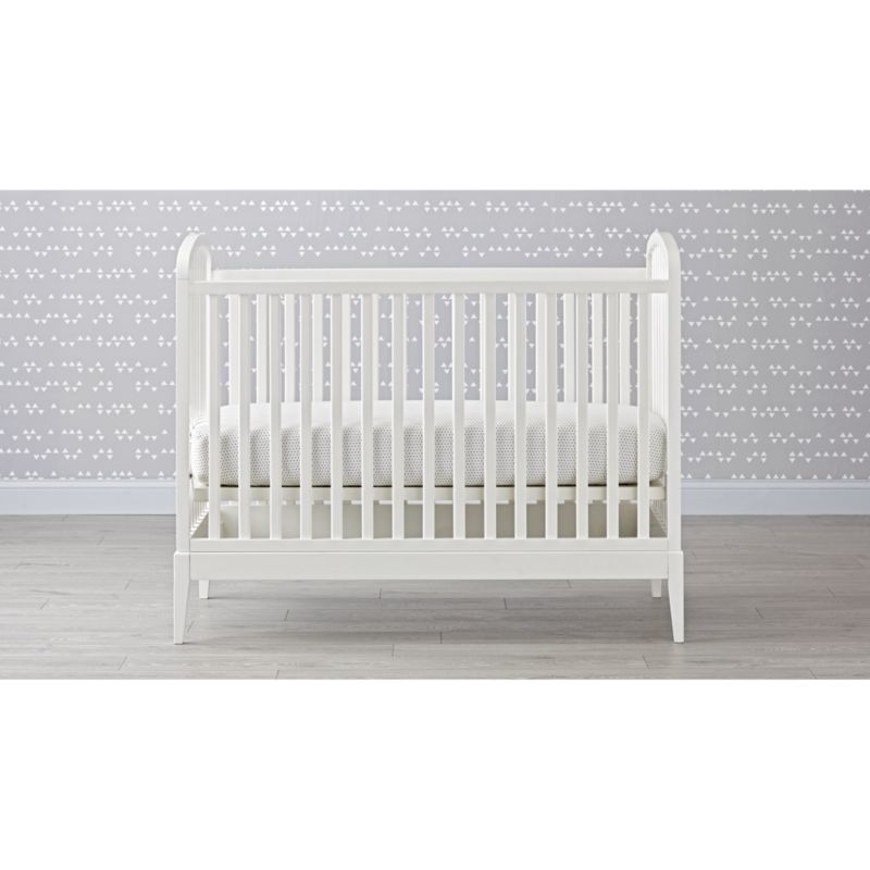 Archway White Convertible Crib Crate and Barrel