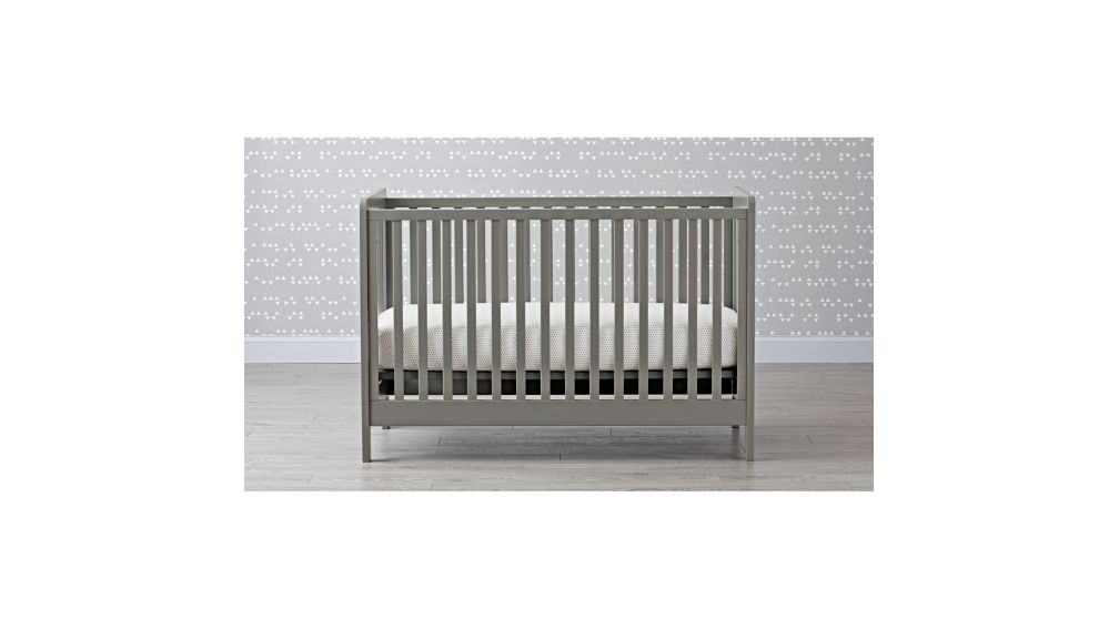 Modern Wooden Carousel Baby Crib (Grey) Crate and Barrel