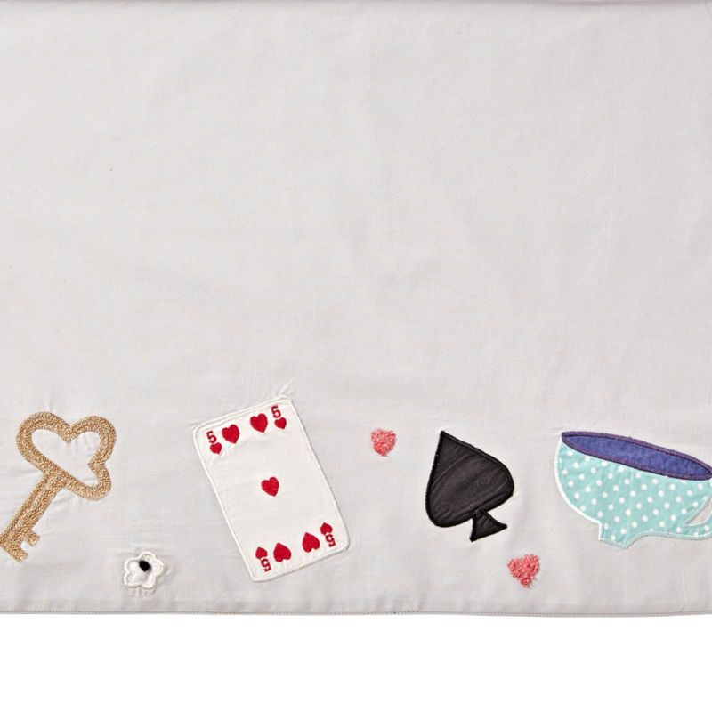 Alice S Adventures In Wonderland Crib Skirt Crate And Barrel