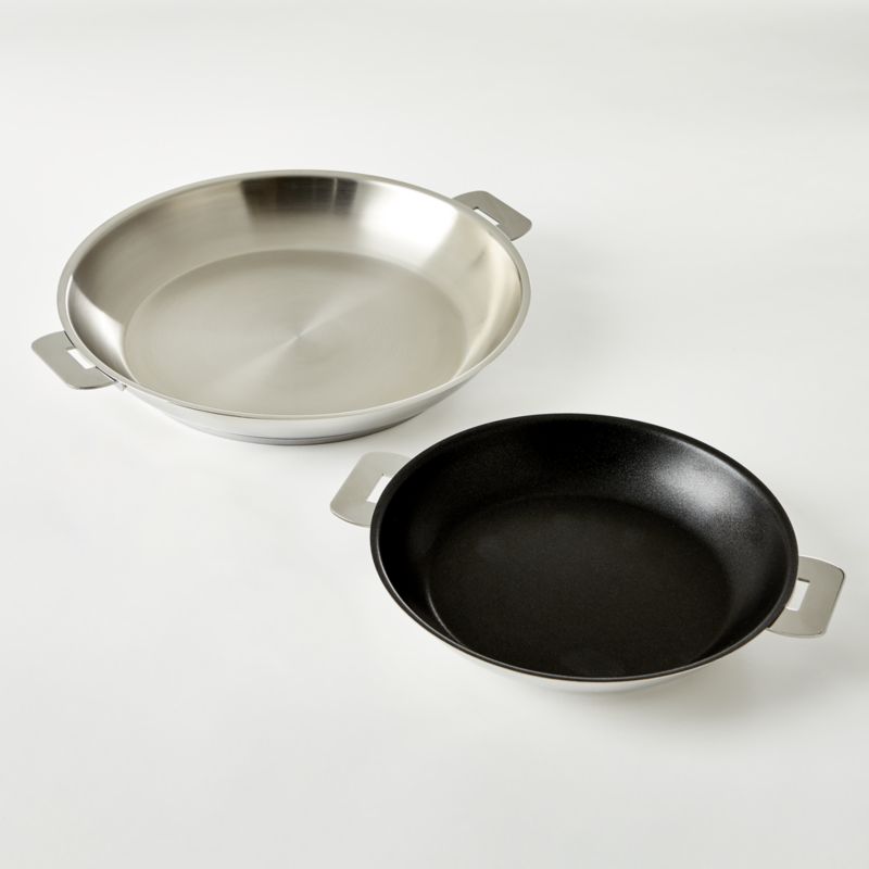 Cristel Mutine Frying Pans, Set of 2 Crate and Barrel