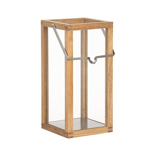 Crosby Wooden Hurricane Lanterns Crate And Barrel
