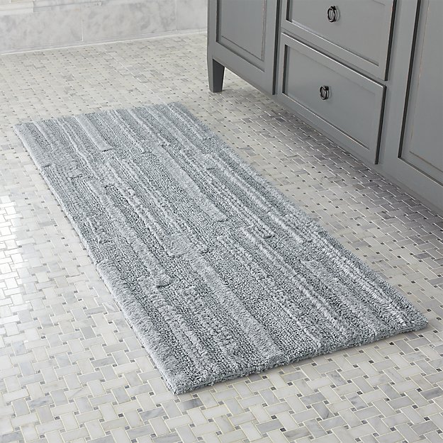 Crosley Grey Reversible Bath Rug Crate And Barrel