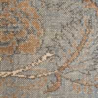 Coates Performance Traditional Handknotted Blue Rug Swatch 12"x18"