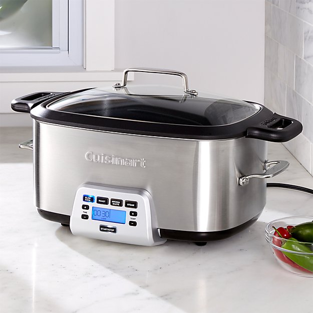 7 Quart Crock Pot Cuisinart Cook Central Crate and Barrel