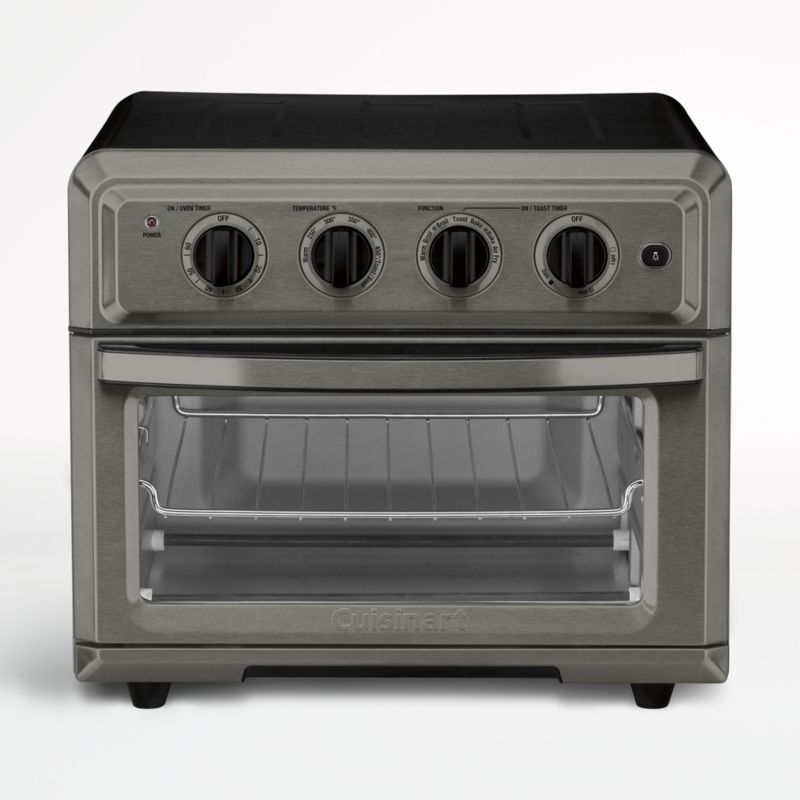 Cuisinart Black Stainless Air Fryer Toaster Oven | Crate And Barrel