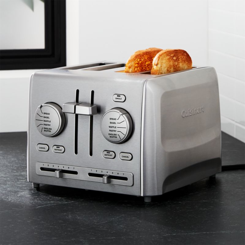 Cuisinart Custom Select 4Slice Toaster + Reviews Crate and Barrel