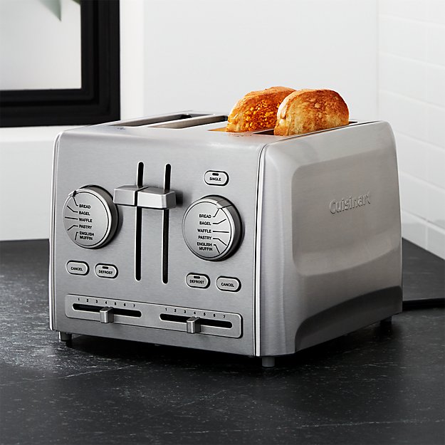 Cuisinart ® Custom Select 4-Slice Toaster | Crate and Barrel