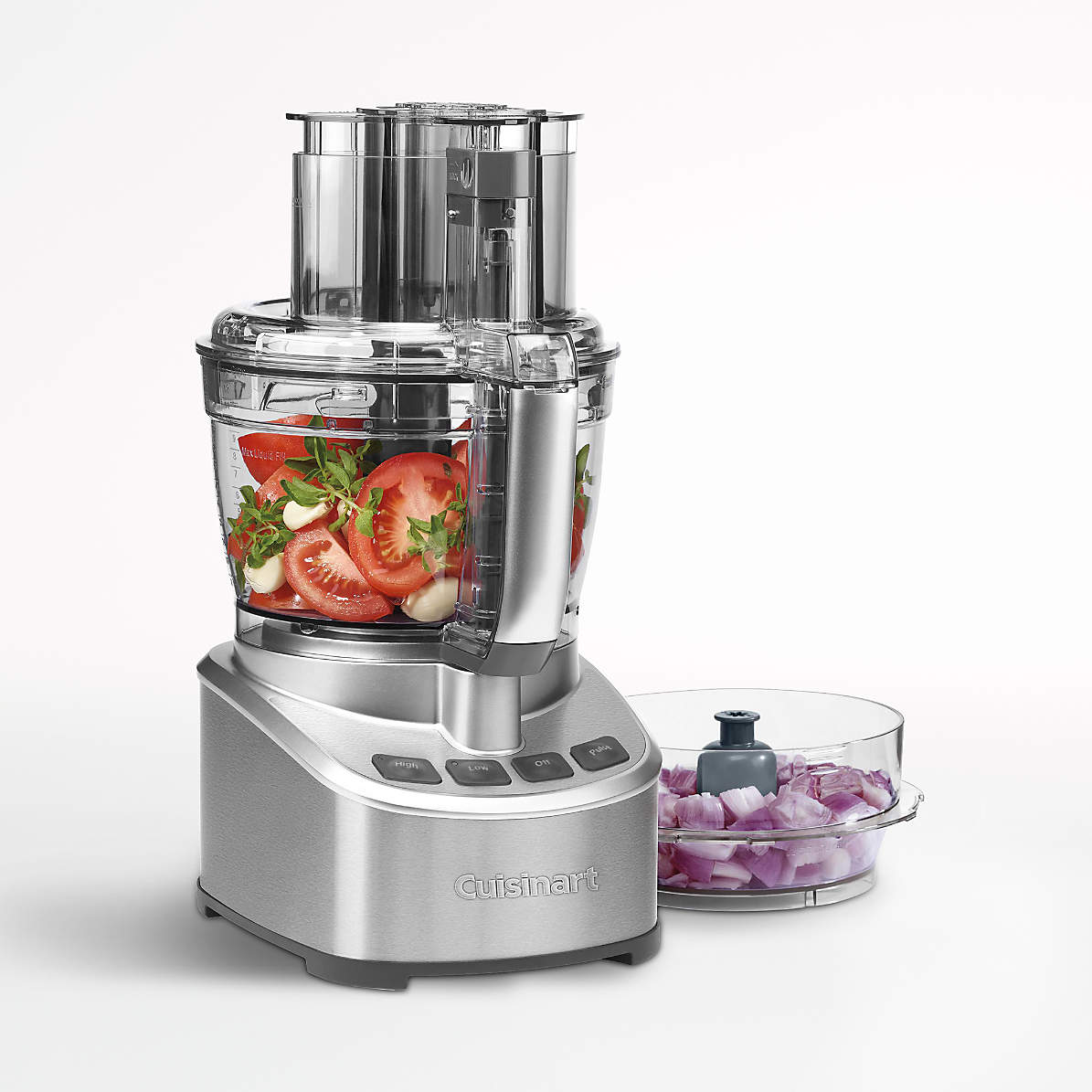 Cuisinart Elemental Stainless Steel 13 Cup Food Processor Crate And Barrel