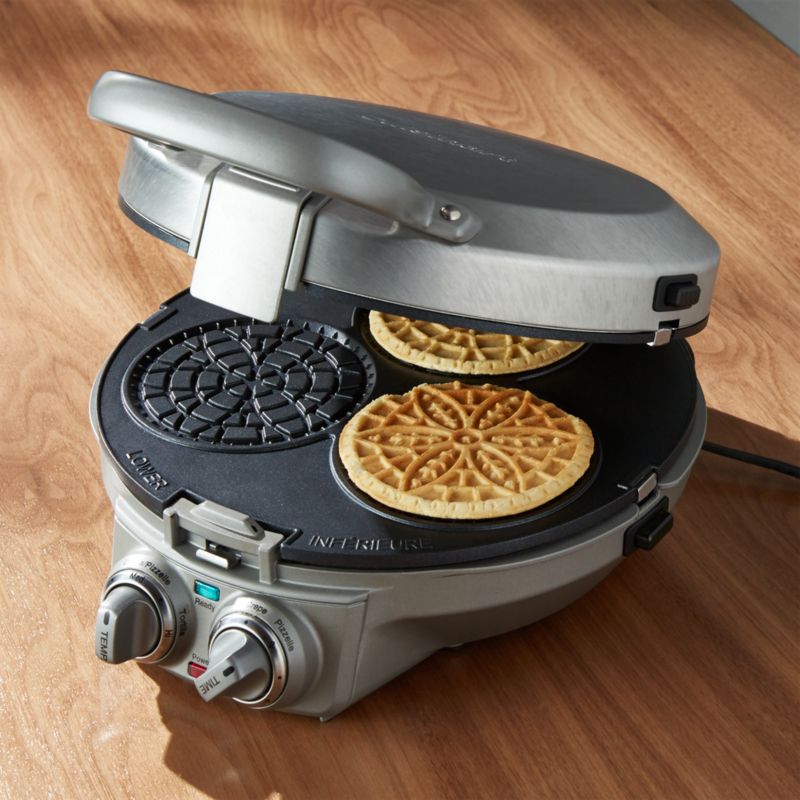 Cuisinart pizzelle maker crate and barrel