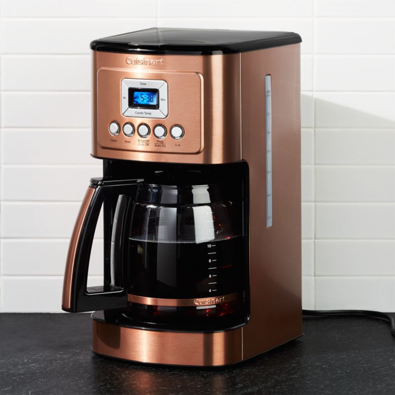 Cuisinart Copper 14Cup Perfectemp Programmable Coffee Maker Crate