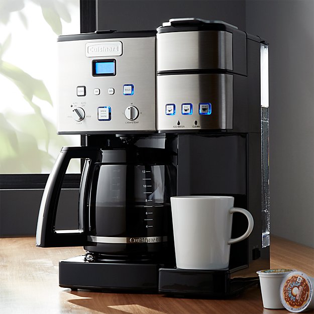 cuisinart combination k cup carafe coffee maker