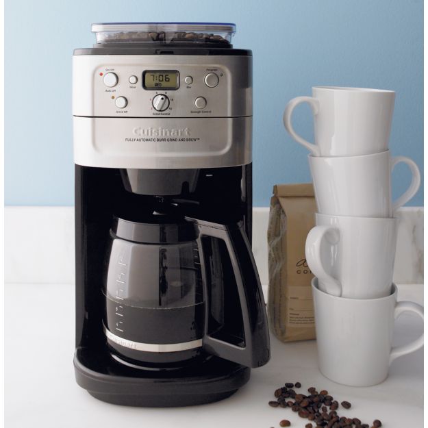Cuisinart Grind and Brew 12 Cup Coffee Maker + Reviews Crate and Barrel