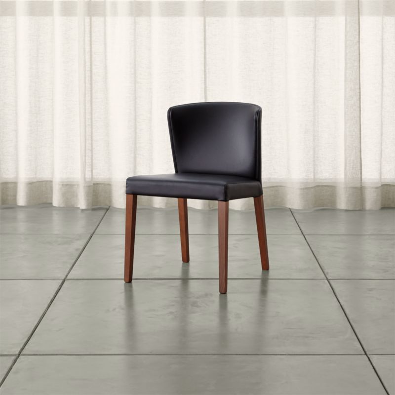 Curran Black Dining Chair Crate and Barrel