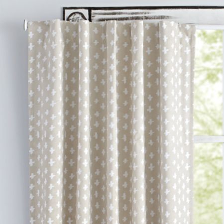 Freehand 96 Beige Blackout Curtain Reviews Crate And Barrel