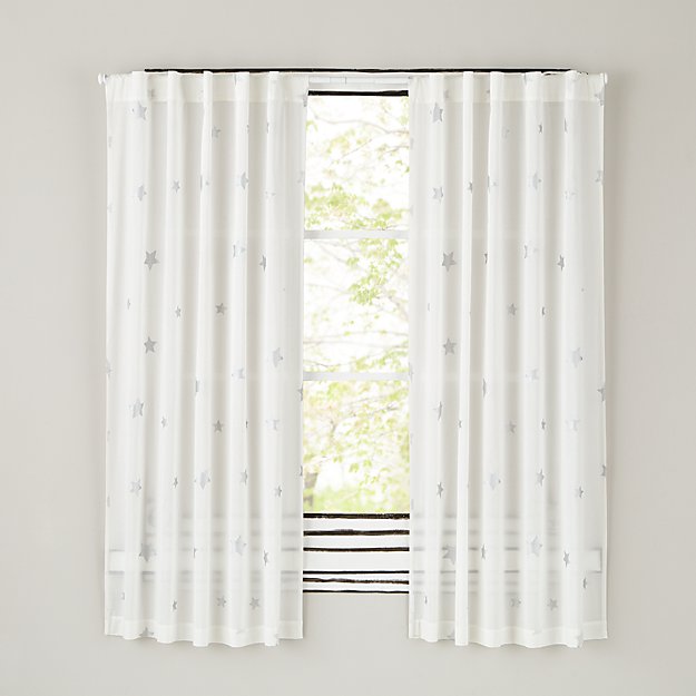 Silver Star Curtains Crate And Barrel