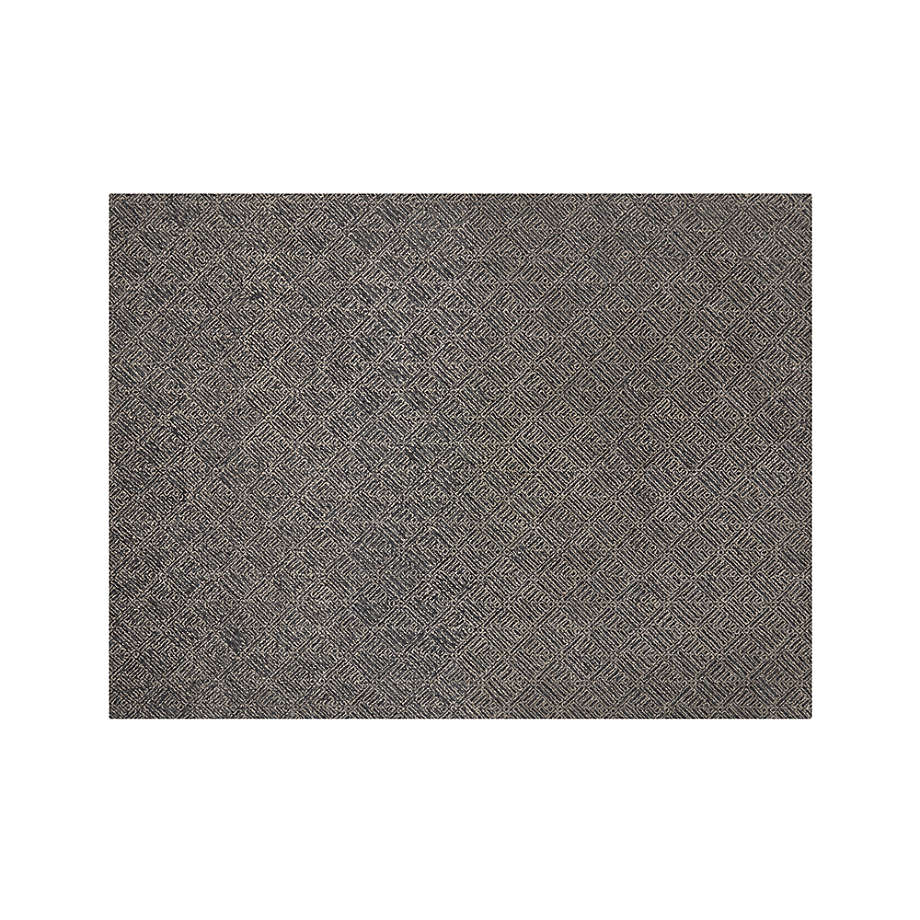 Curtis Indigo Blue Geometric Rug 9'x12' + Reviews Crate and Barrel