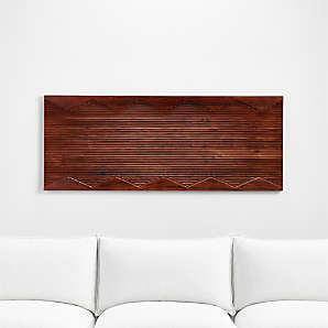 Wall Art In Wood Crate And Barrel