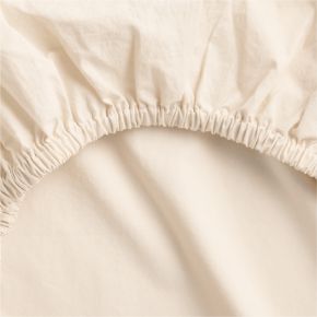 Image of Cozy Cloud Undyed 100% Organic Cotton Baby Crib Fitted Sheet