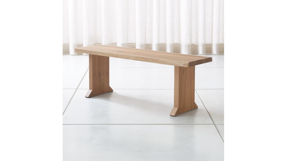 Dakota 51" Bench + Reviews | Crate and Barrel