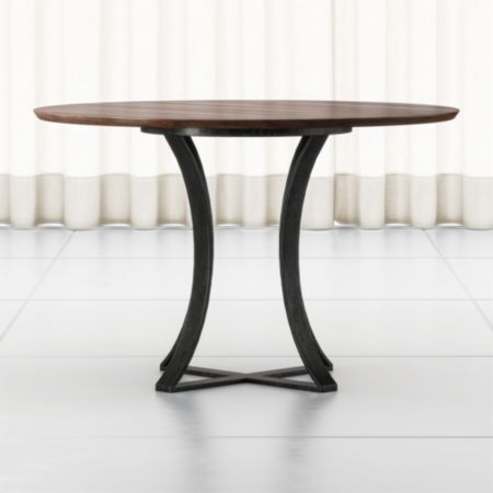 Damen 48 Brown Wood Top Dining Table