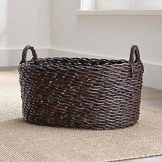 Baskets: Wicker, Wire, Woven and Rattan | Crate and Barrel
