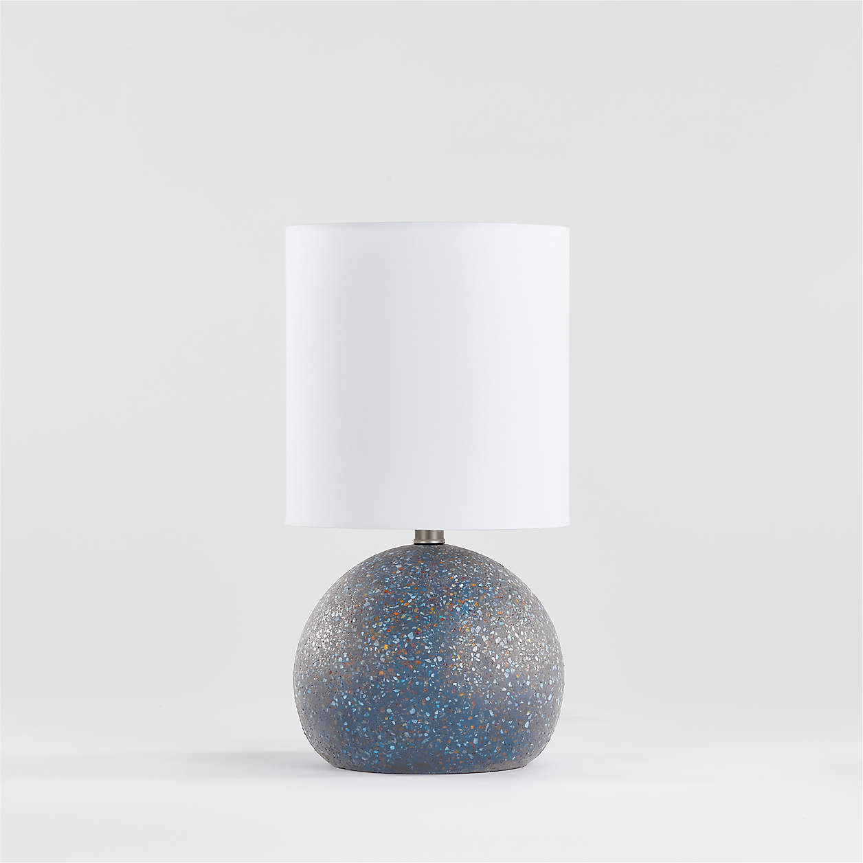 Dark Blue Terrazzo Table Lamp + Reviews Crate and Barrel