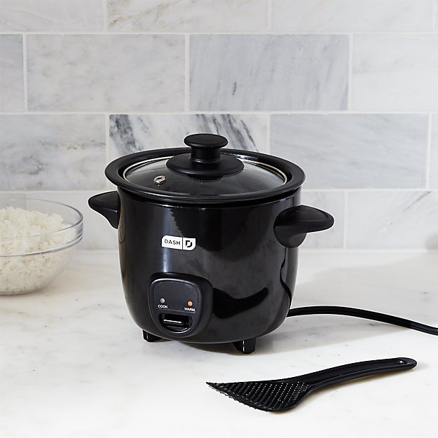 Dash Mini Rice Cooker Black Crate and Barrel