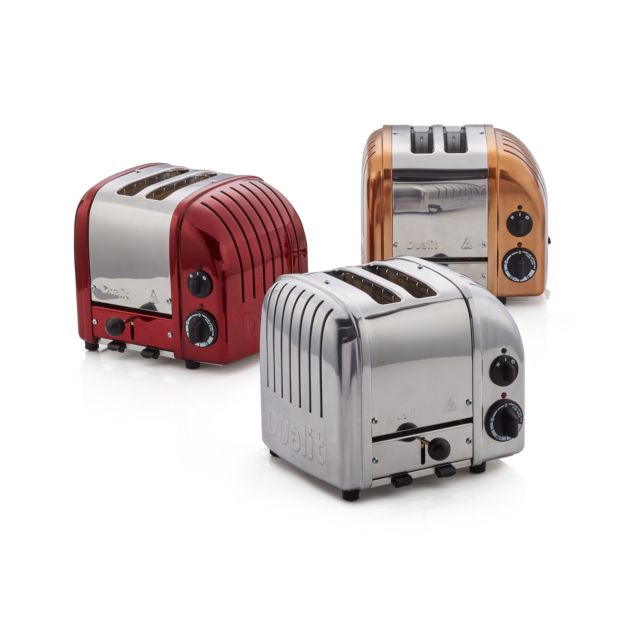 Dualit NewGen Candy Apple Red Toasters Crate and Barrel