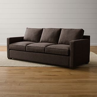 Clearance Outlet Furniture Sofas And Dining Tables Crate Barrel Davis 3 Seat Sofa