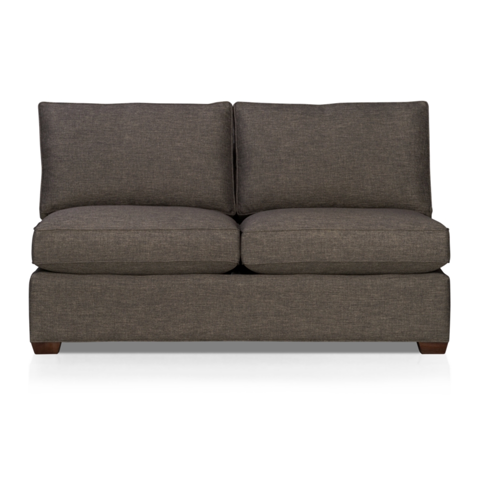 Davis Armless Sectional Loveseat Available in Charcoal $1,099.00