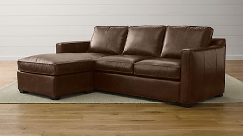 Davis Leather Left Arm Queen Sleeper Lounger with Air Mattress