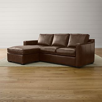 Davis Leather Left Arm Queen Sleeper Lounger with Air Mattress