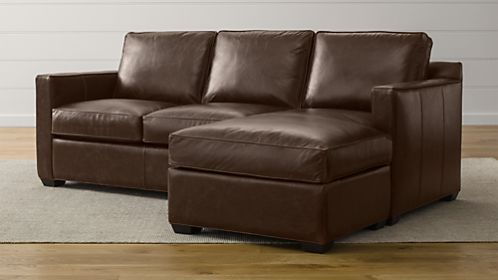 Davis Leather Right Arm Queen Sleeper Lounger with Air Mattress