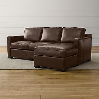 Davis Leather Right Arm Queen Sleeper Lounger with Air Mattress